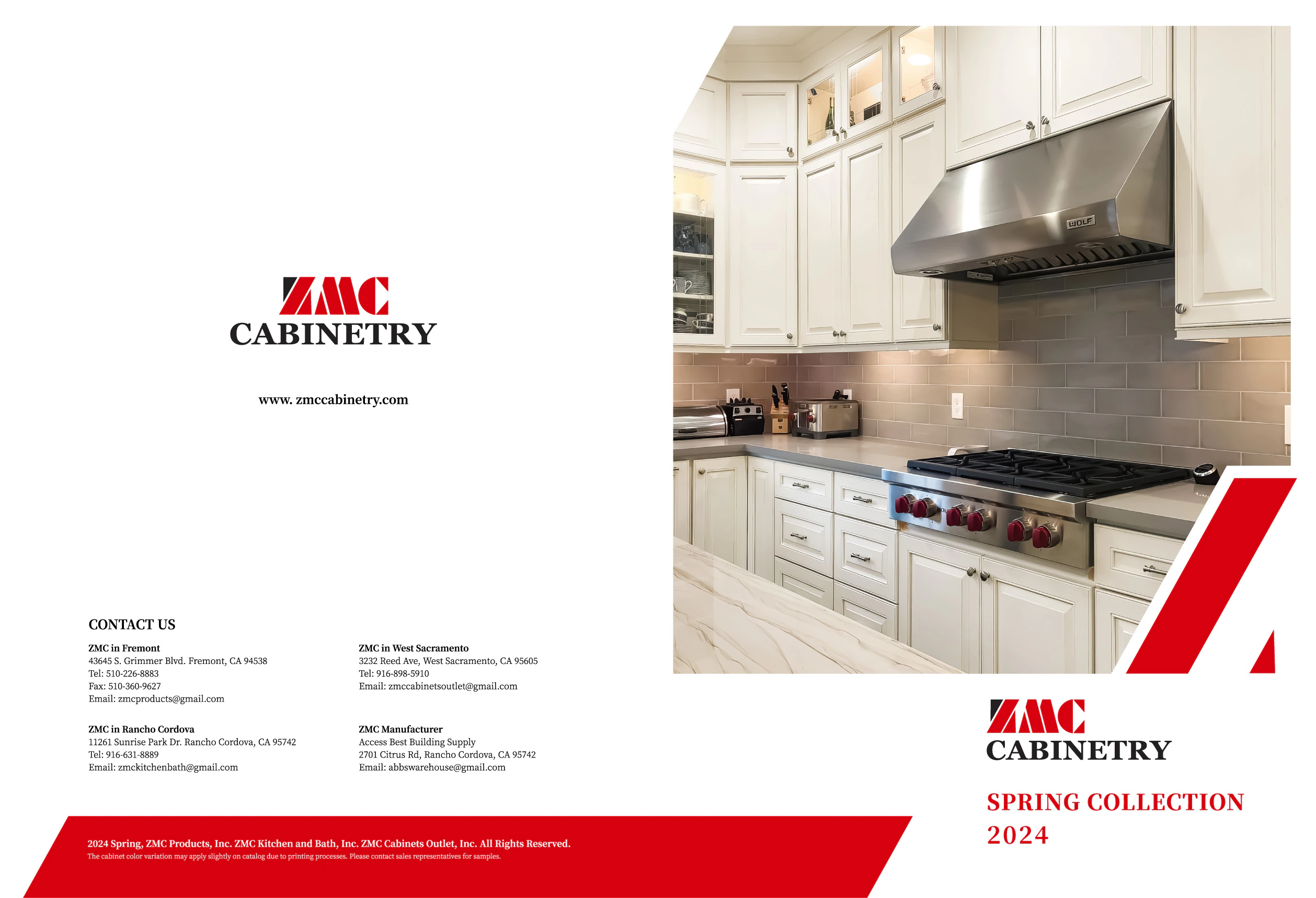 Framed cabinet catalog, page 1 of 14