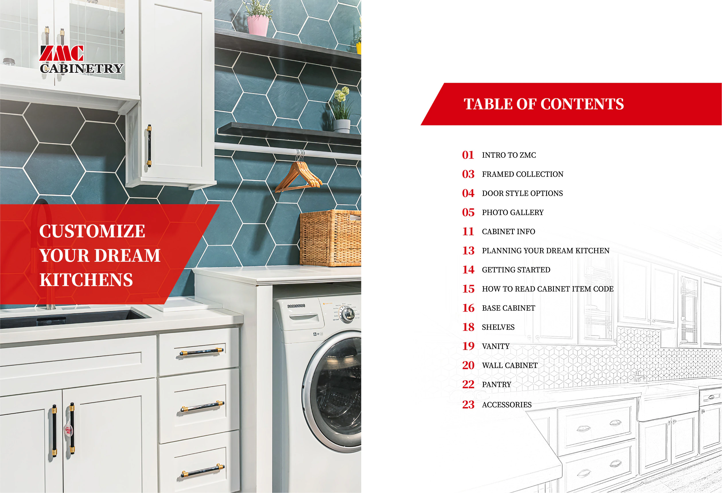 Framed cabinet catalog, page 2 of 14
