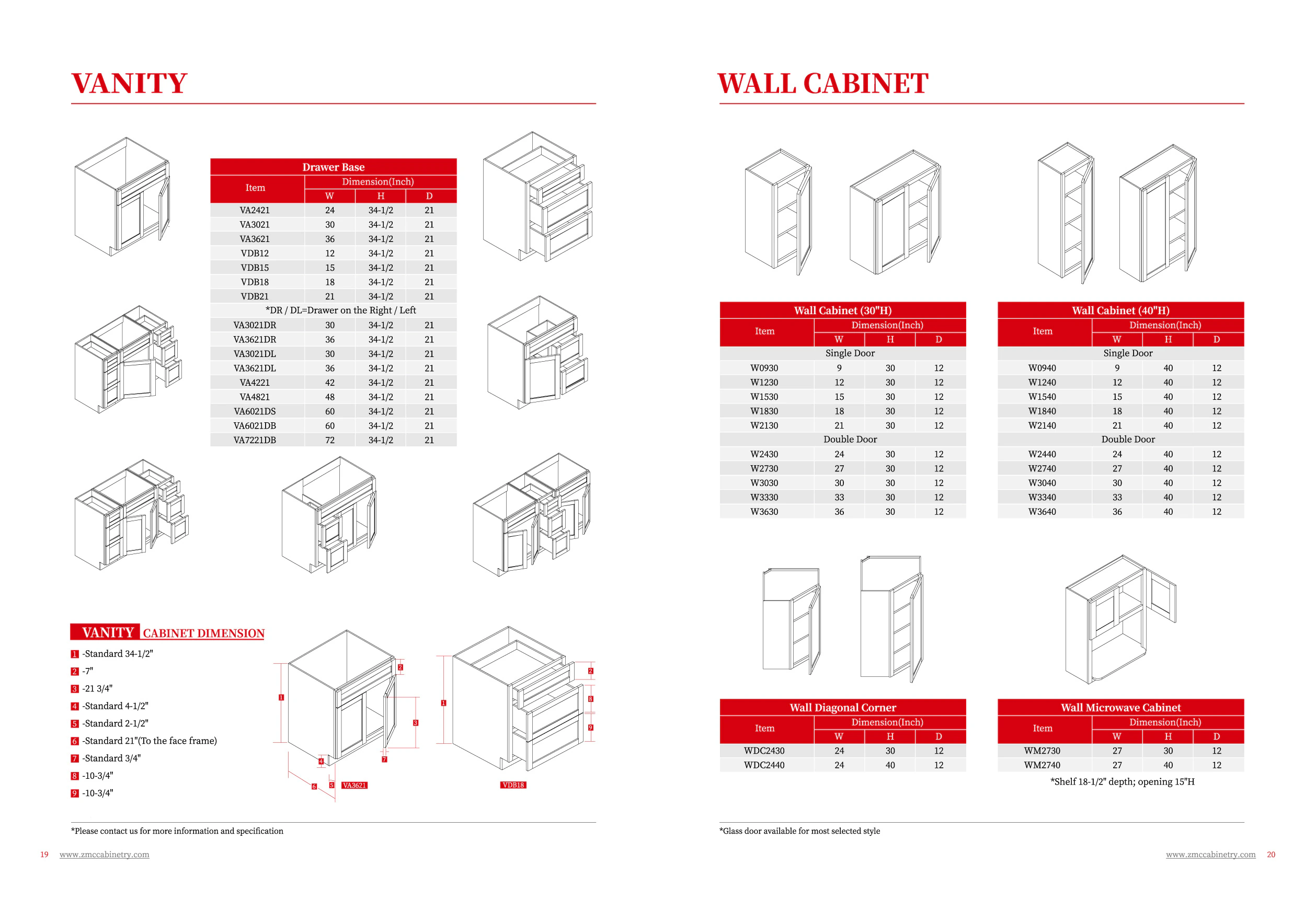 Framed cabinet catalog, page 12 of 14