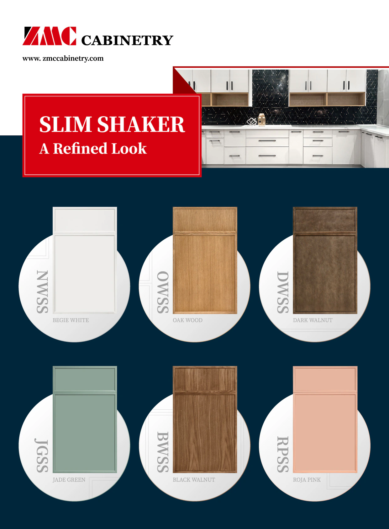 Frameless cabinet catalog, page 1 of 2