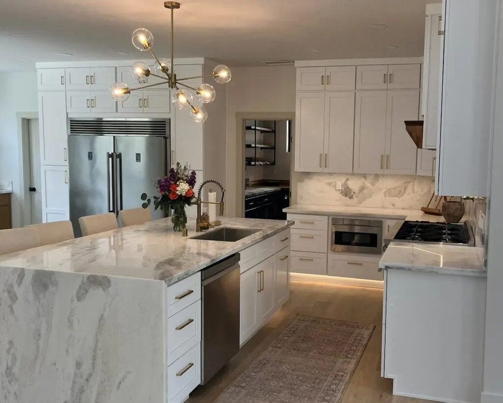 Completed kitchen cabinet project by ZMC Fremont