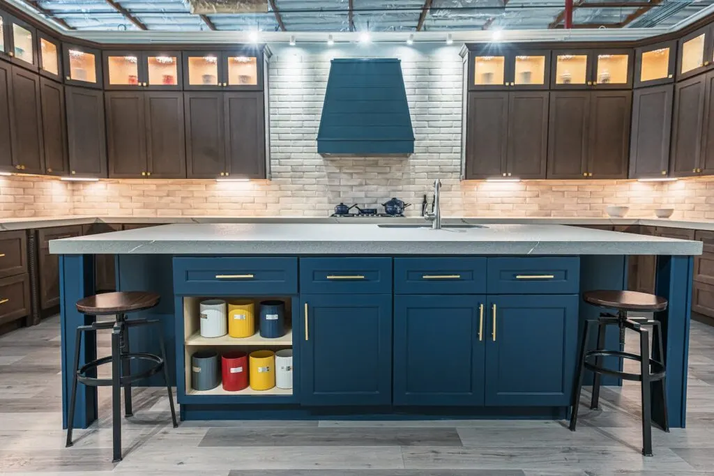 Custom kitchen cabinets designed by ZMC Fremont